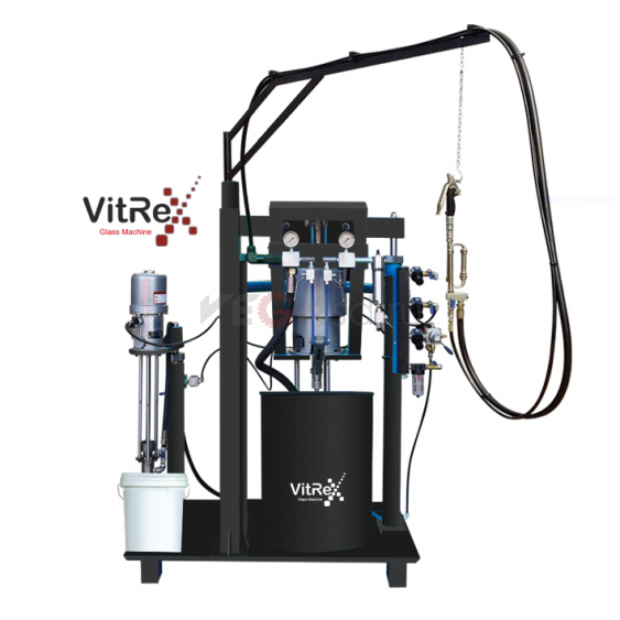 Двухкомпонентный экструдер полисульфида (тиокола) Vitrex-ST06